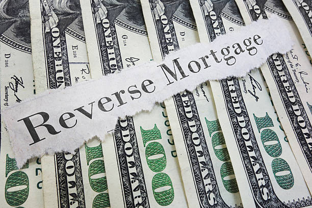 reverse mortgage - loan reversing finance currency photos et images de collection