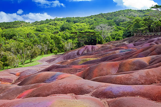 istock Main sight of Mauritius- Chamarel-seven-color lands 480280008
