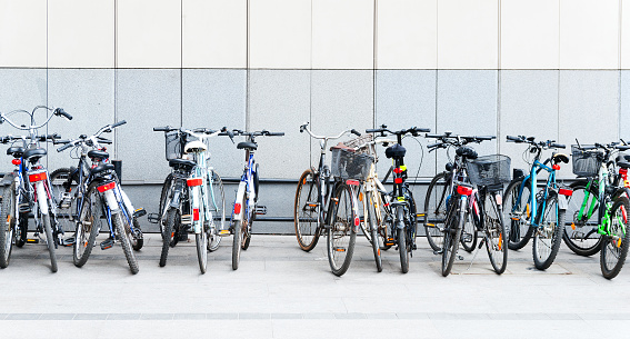 Bycicles on parking
