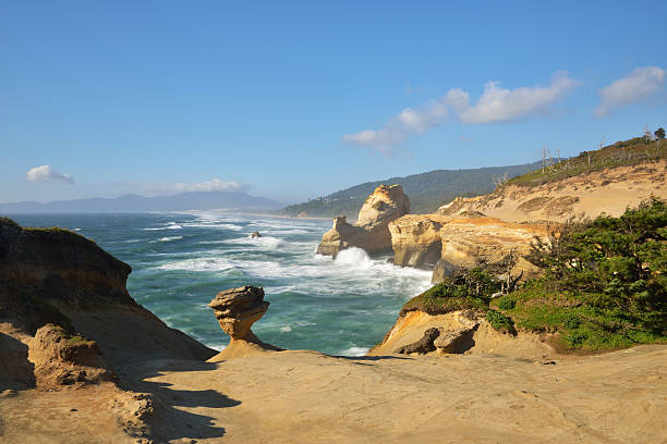 Thor de poing, Cape Kiwanda, dans l'Oregon - Photo