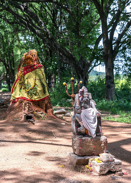 istock Old ant-hill converted into shrine for Manasa, the snake-goddess. 480289575