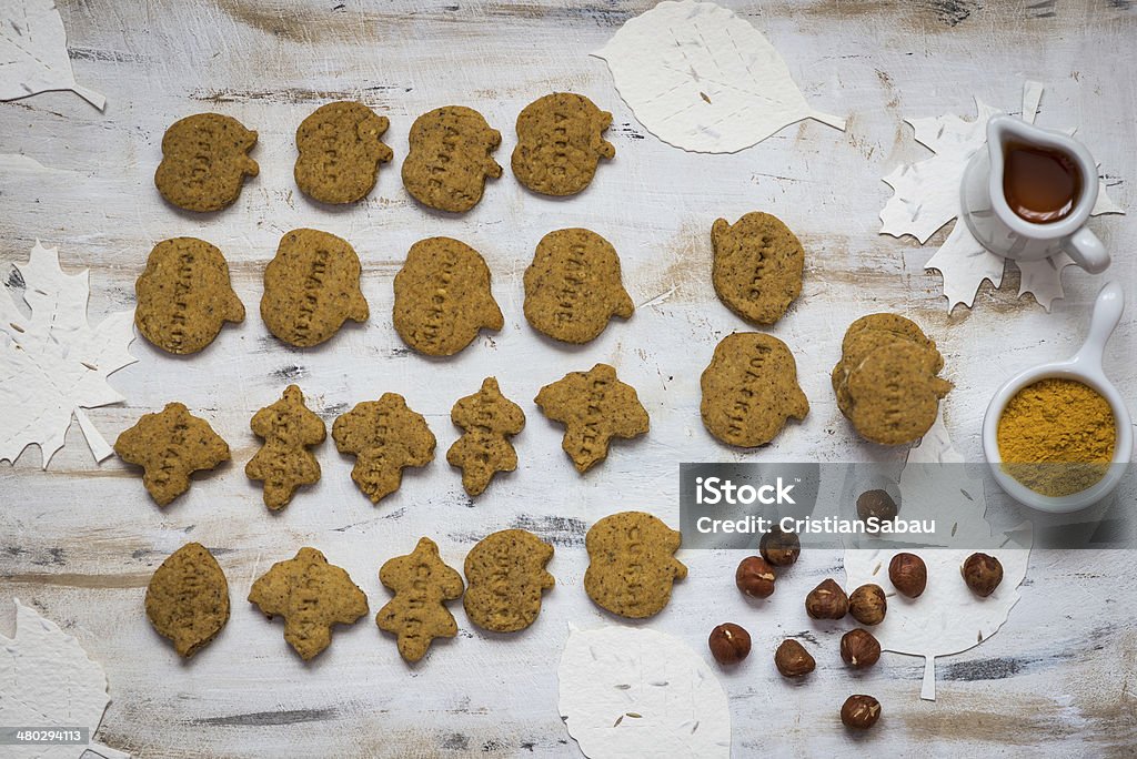 Wholemeal Biscoitos caseiros - Foto de stock de Amarelo royalty-free