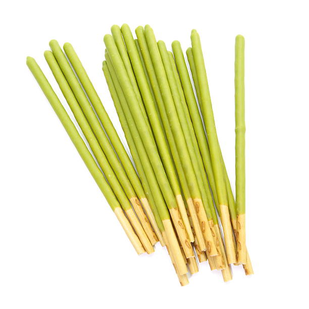 istock green tea or macha salt cracker stick on white background 480294541