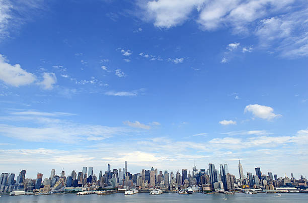 istock Manhattan skyline with Hudson River, New York City 480295348