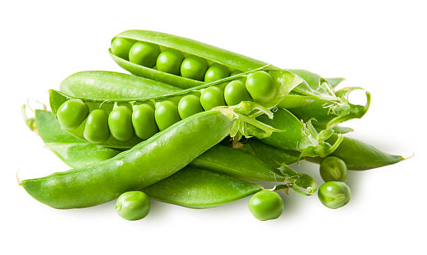 istock Pile green peas in pods with peas 480298530