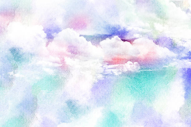 istock Watercolor illustration of cloud. 480303788