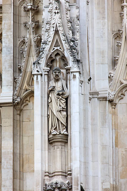 istock Western facade, Westminster Abbey, London 480306612