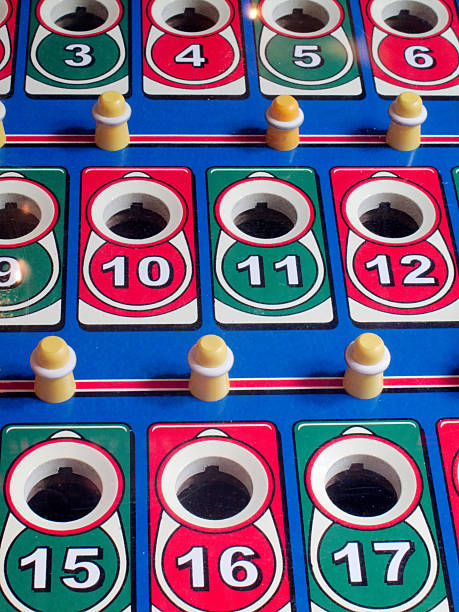 istock Pinball game table detail 480307056