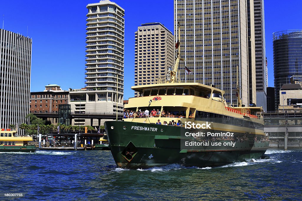 ferry de Manly, Sydney deixar Circular Quay - Royalty-free Ao Ar Livre Foto de stock