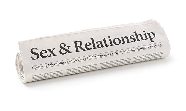 istock Rolled newspaper with the headline Sex and Relationship 480314528