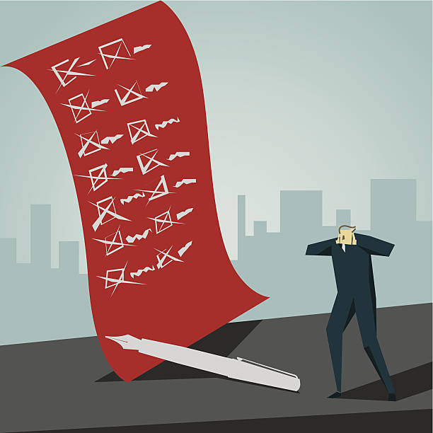 Failre Report Card 170+ Failed Report Card Illustrations, Royalty-Free Vector Graphics ...