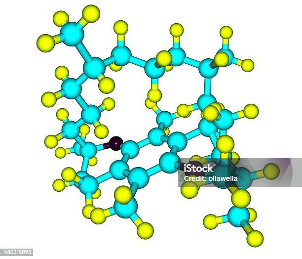 Tocopherol Molekülstruktur Auf Weißem Hintergrund Stockfoto und mehr Bilder von Antioxidationsmittel