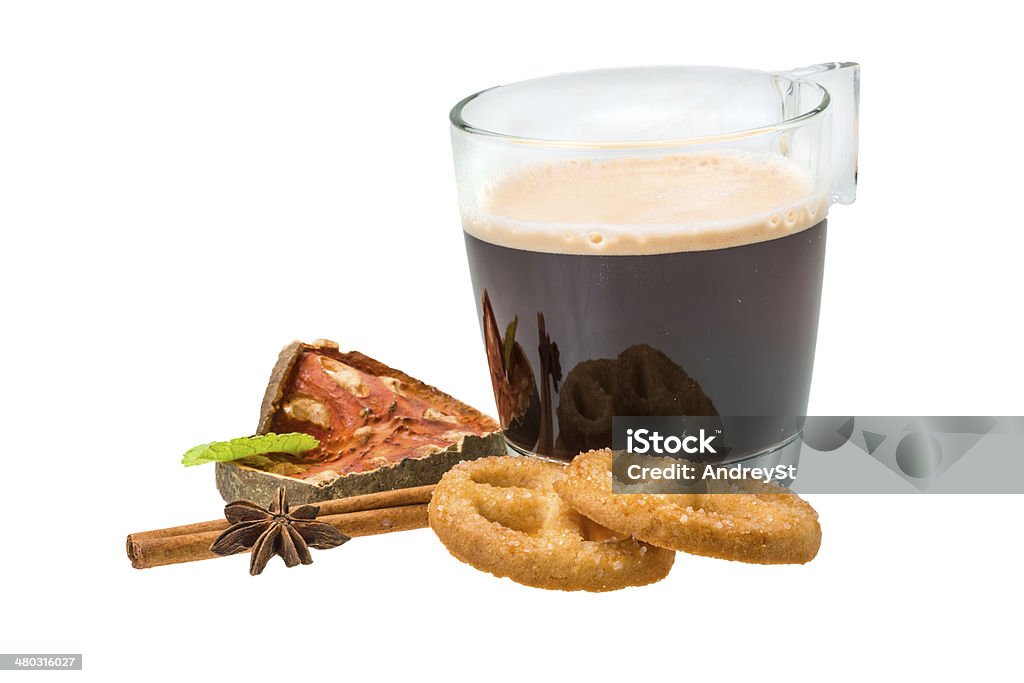 Dutch cookies with coffee Baked Stock Photo