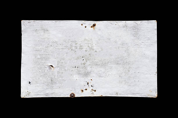 istock aluminum sign isolated on black 480318482