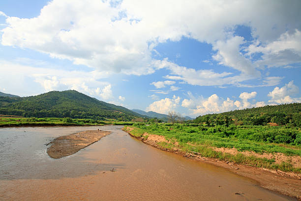 istock Mae Chaem river against blue sky in Chiang Mai 480320377