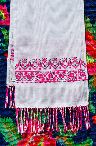 istock Belorussian towel with vintage ornament 480321772