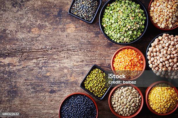 Legumes Stock Photo - Download Image Now - Legume Family, Lentil, Bean
