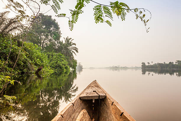 istock Canoe ride in Africa 480325381