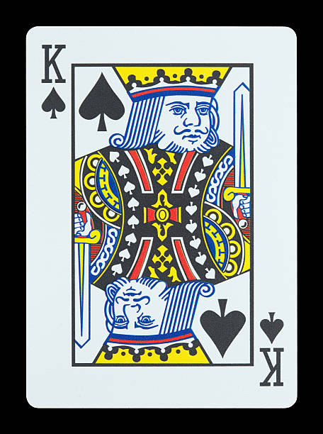 istock Playing cards - King of spades 480325897