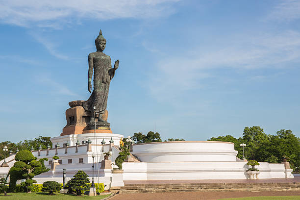 istock Big Buddha statue in the temple at phutthamonthon province. 480327352