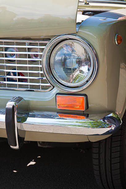 istock Details of vintage classic car 480330152