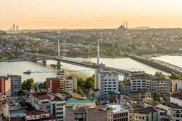 istock Istanbul aerial view at sunset 480330228