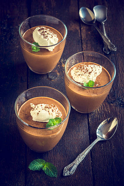 istock Chocolate mousse in the glasses 480330702