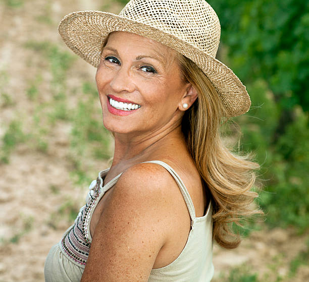 istock Portrait woman with hat 480330974