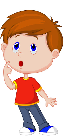 Cute Boy Cartoon Thinking Stock Illustration - Download Image Now -  Contemplation, Boys, Child - iStock