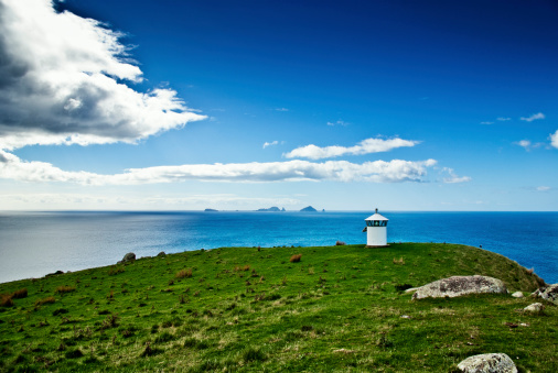 Light house and the ocean view of Bay of Plenty, New Zealand