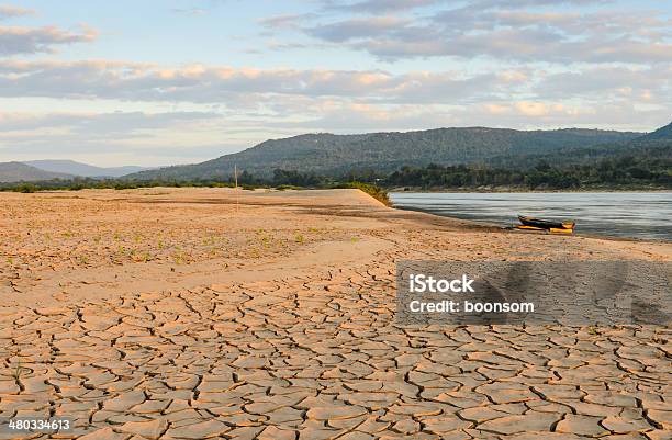 Drought Land Stock Photo - Download Image Now - Blue, Brown, Clay