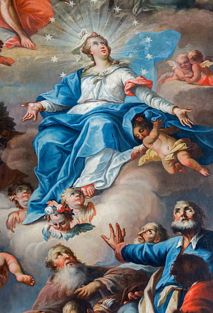 istock Aaint Anton, Slovakia - Assumption of Virgin Mary paint 480335035