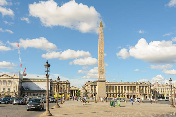 obelisco de luxor - cherbourg imagens e fotografias de stock