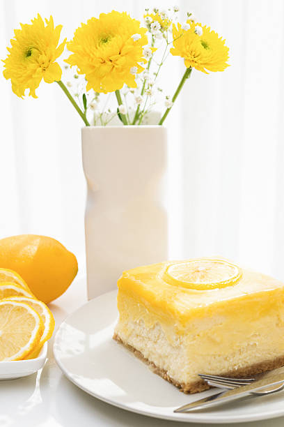istock Slice of Lemon Cheesecake 480336614