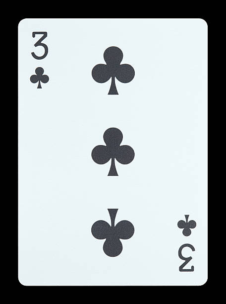 istock Playing cards - Three of clubs 480339243
