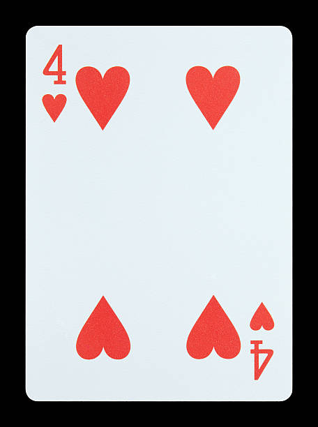 istock Playing cards - Four of hearts 480339793
