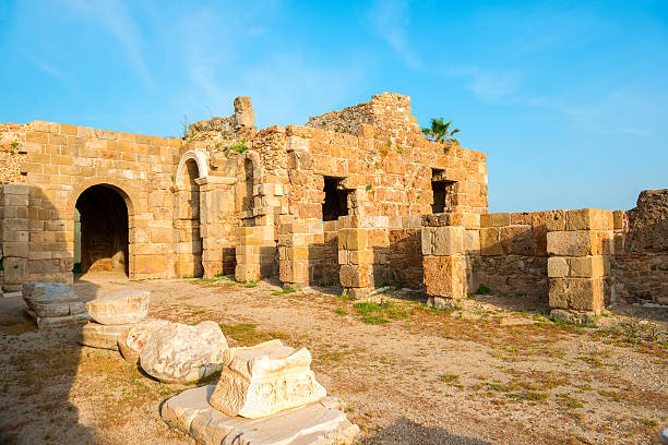 istock ancient ruins Roman Empire, Side, Turkey, archeology background 480342056