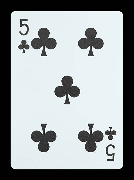 istock Playing cards - Five of clubs 480343051