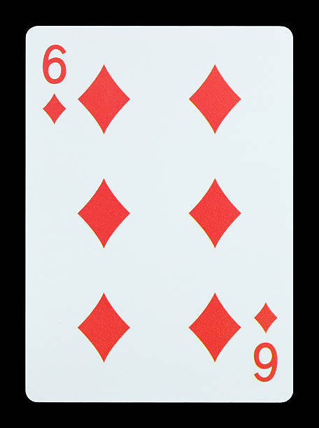 istock Playing cards - Six of diamonds 480343069
