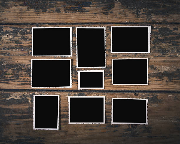 istock Old photos on wood 480343474