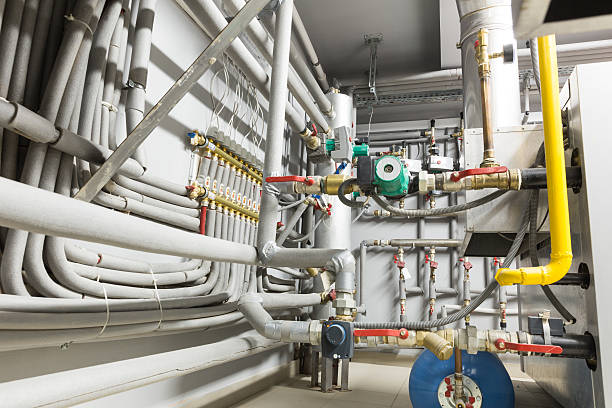 istock Pipes of the boiler room 480344823