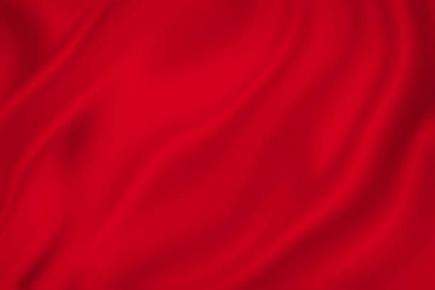 赤背景 - 絹 ストックフォトと画像