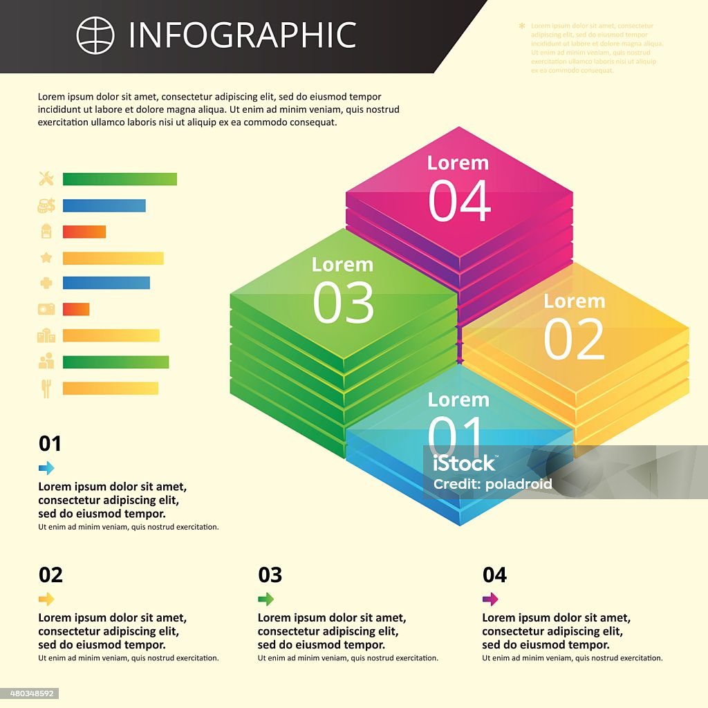 Static Infographic Format Infographics Template Stock Illustration - Download Image Now - 2015 ...