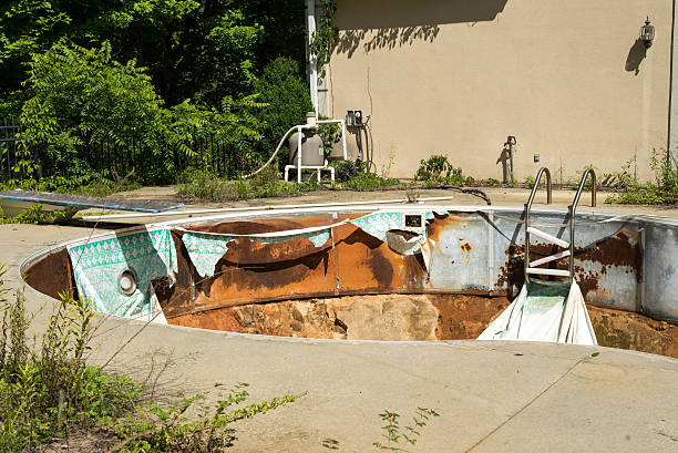 istock Decay of a swimming pool 480349302