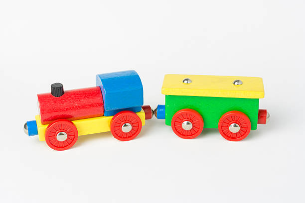 istock Toy wooden train 480351599