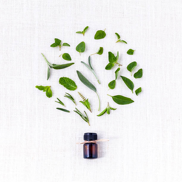istock Bottle of essential oil . 480354860