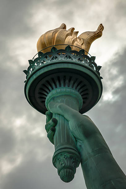 istock The torch of Lady Liberty 480357120