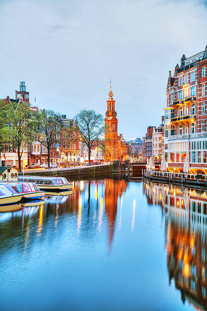 istock Overview of Amsterdam with Munttoren 480360586
