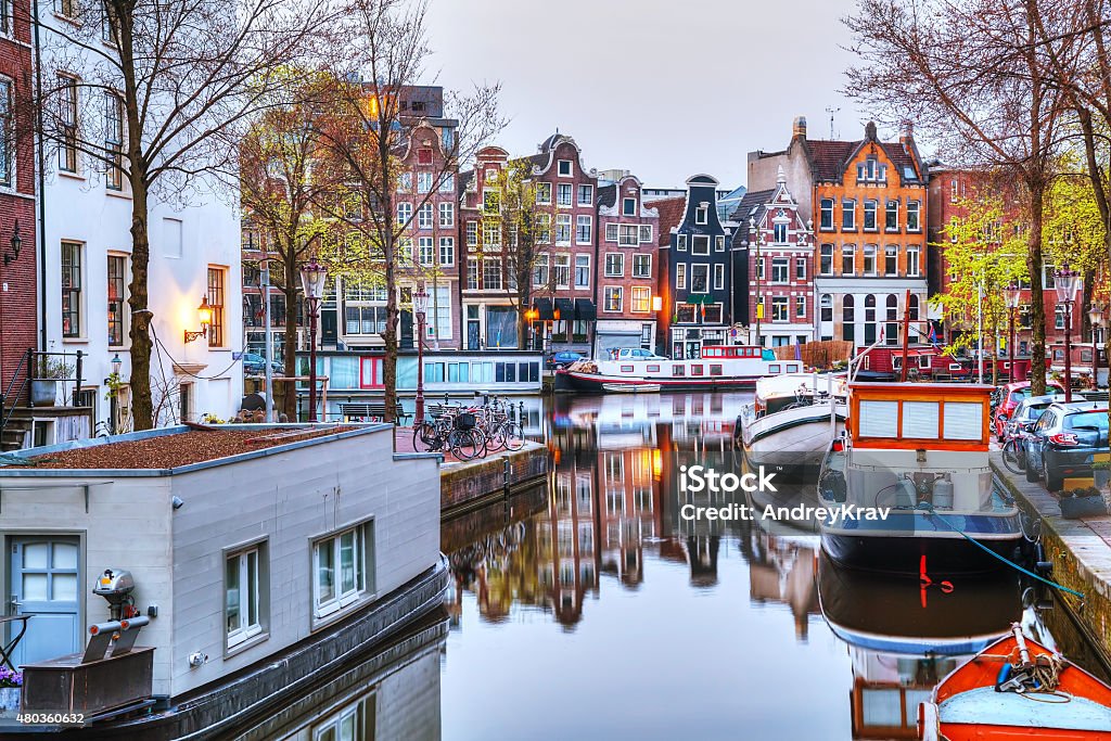 Overview of Amsterdam Overview of Amsterdam, the Netherlands in the morning Amsterdam Stock Photo