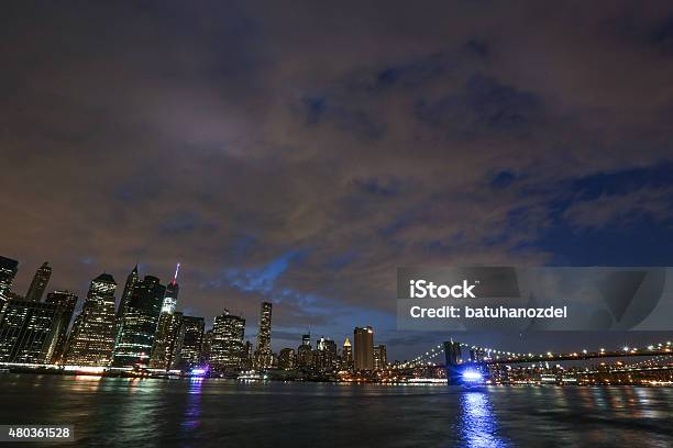 New York Panorama Stock Photo - Download Image Now - 2015, Aerial View, Architecture